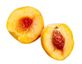 Peach slices